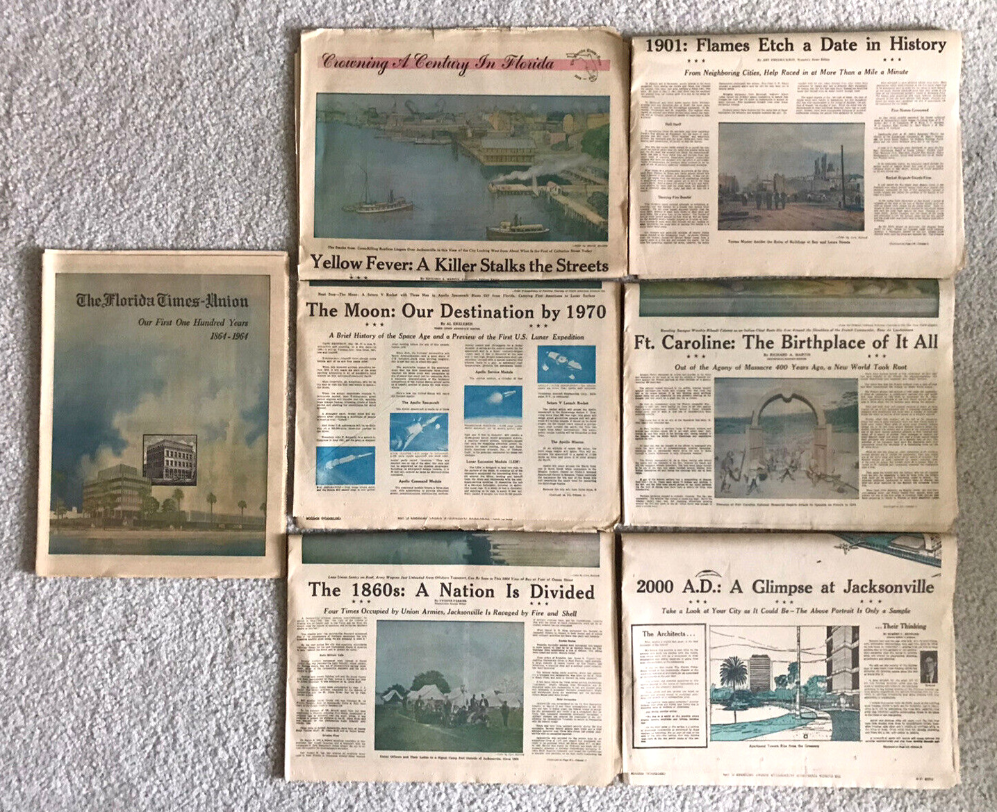 Crowning a Century in Florida - 7 Special Ed. Newspaper Sections, Dec 27, 1964