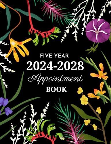 5 year appointment calendar 2024-2028: 60 Months 5 Year Calendar Book Schedule