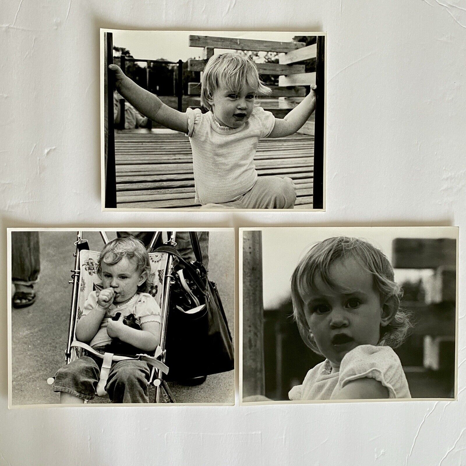 c1970 Original 8x10 Black White Photographs Young Girl Steven Willhite Set of 3