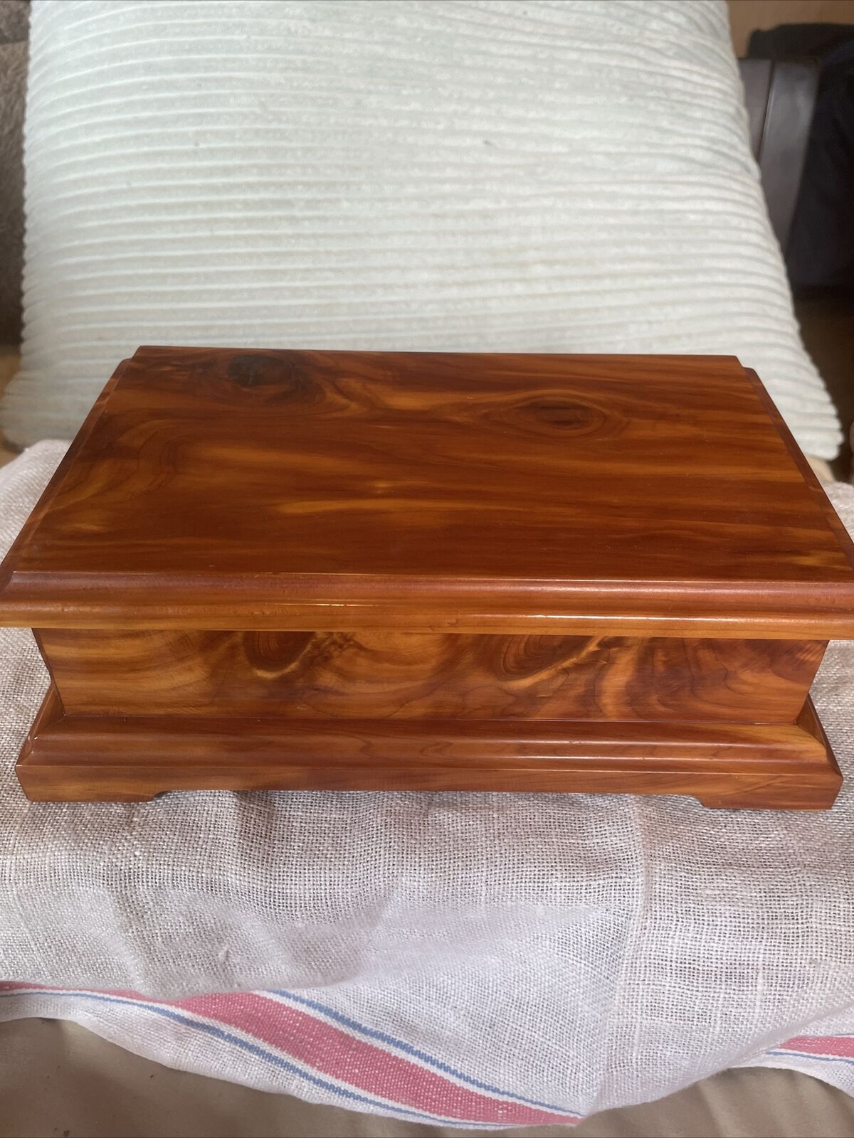 Handmade 2002 Wooden Box. It’s A Beauty 10x3”