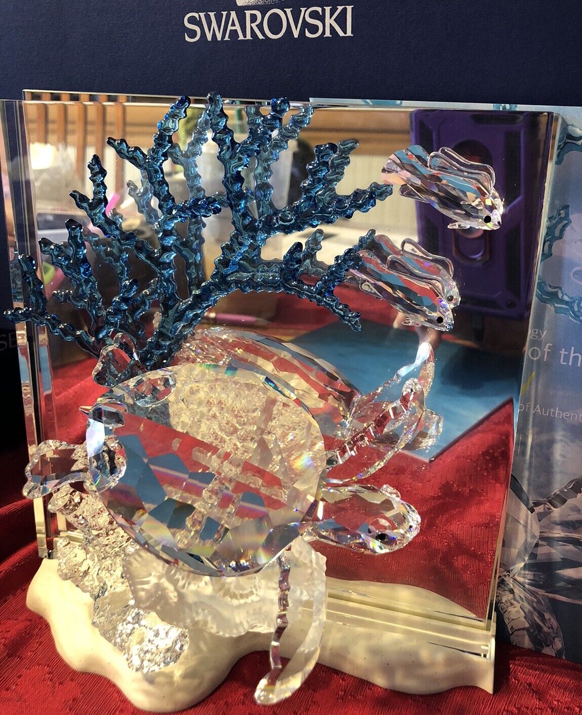 Swarovski Crystal 9100 000 008 Wonders Of The Sea 2006 Eternity 684266 In Box