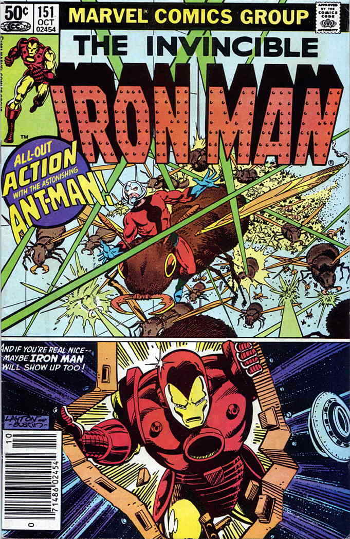 Iron Man (1st Series) #151 (Newsstand) VG; Marvel | low grade - Bob Layton Ant-M