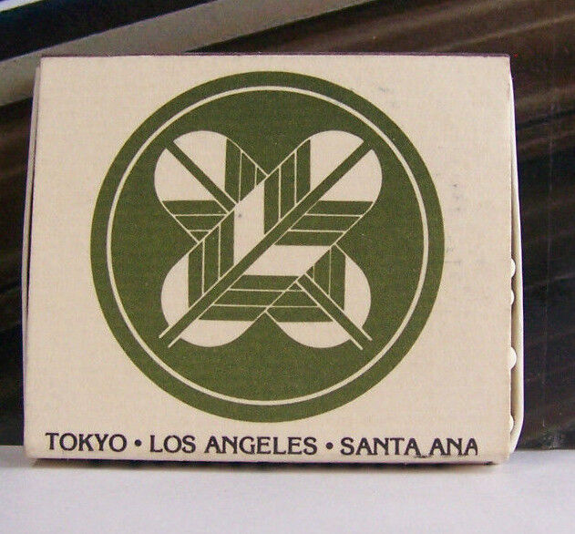 Rare Vintage Matchbook X1 California Los Angeles Santa Ana Tokyo Horikawa Restau