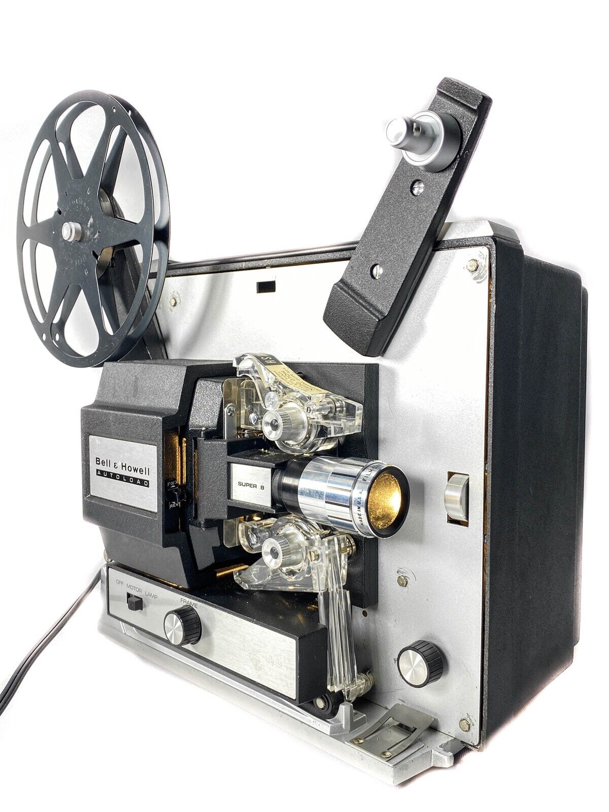 Vintage Belll & Howell 461 Super 8 Movie Projector Super 8mm, with Case It Works