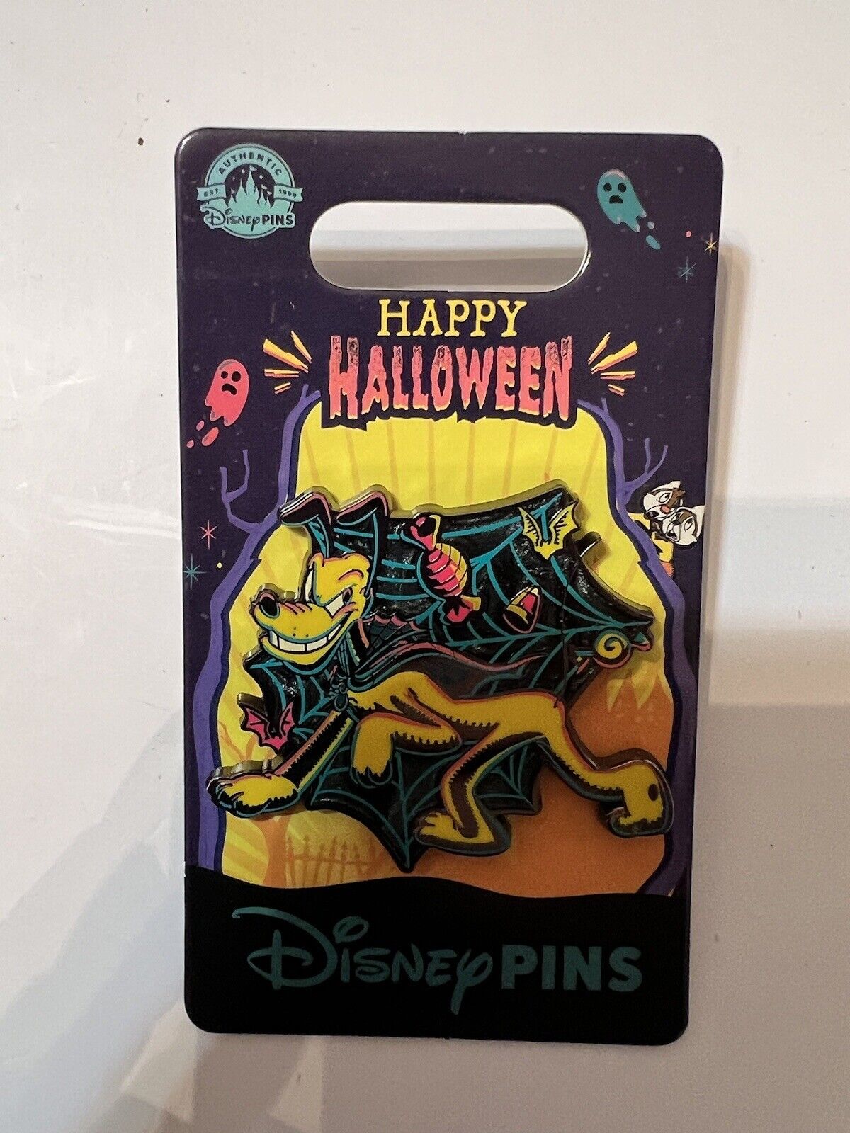 2023 Disney Parks Happy Halloween Pluto OE Pin