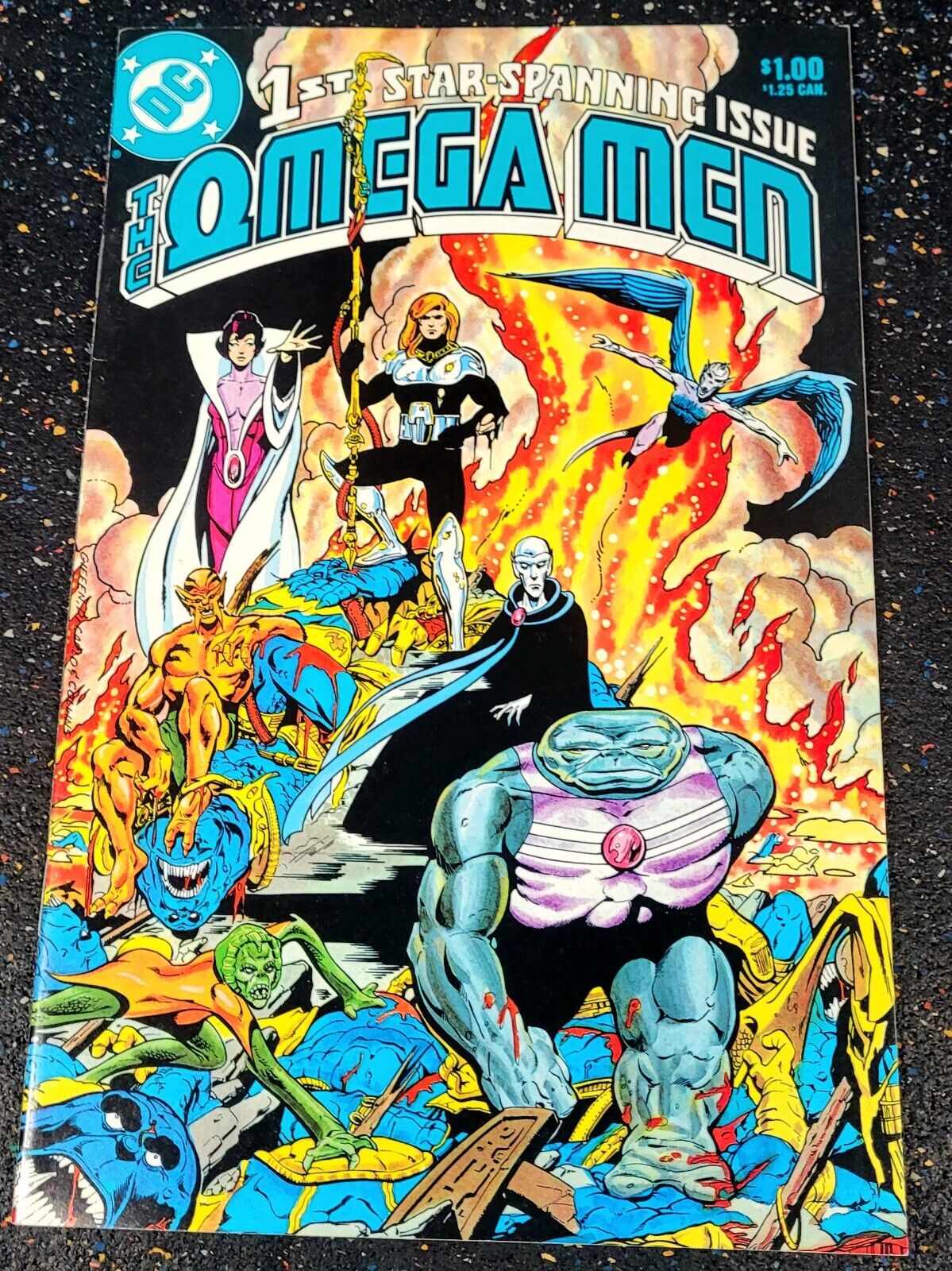 Omega Men #1 (1983), Keith Giffen. late Bronze Age DC