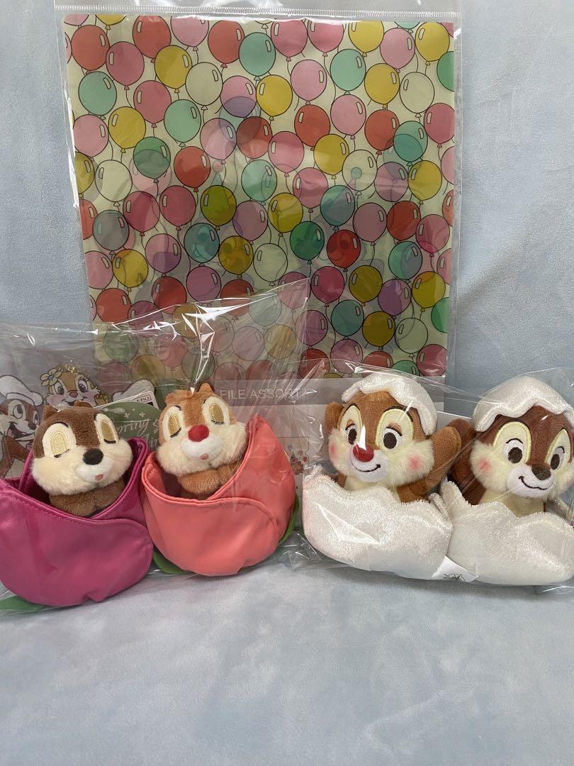 Chip And Dale Plush Keychain Set Spring In The Air Disney