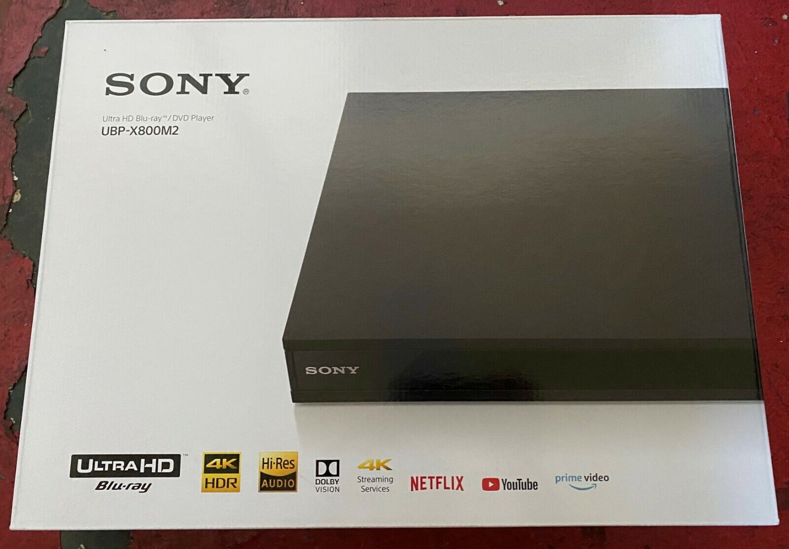 Brand New Sony UBP-X800M2 4K Ultra HD Blu-ray Player with HDR