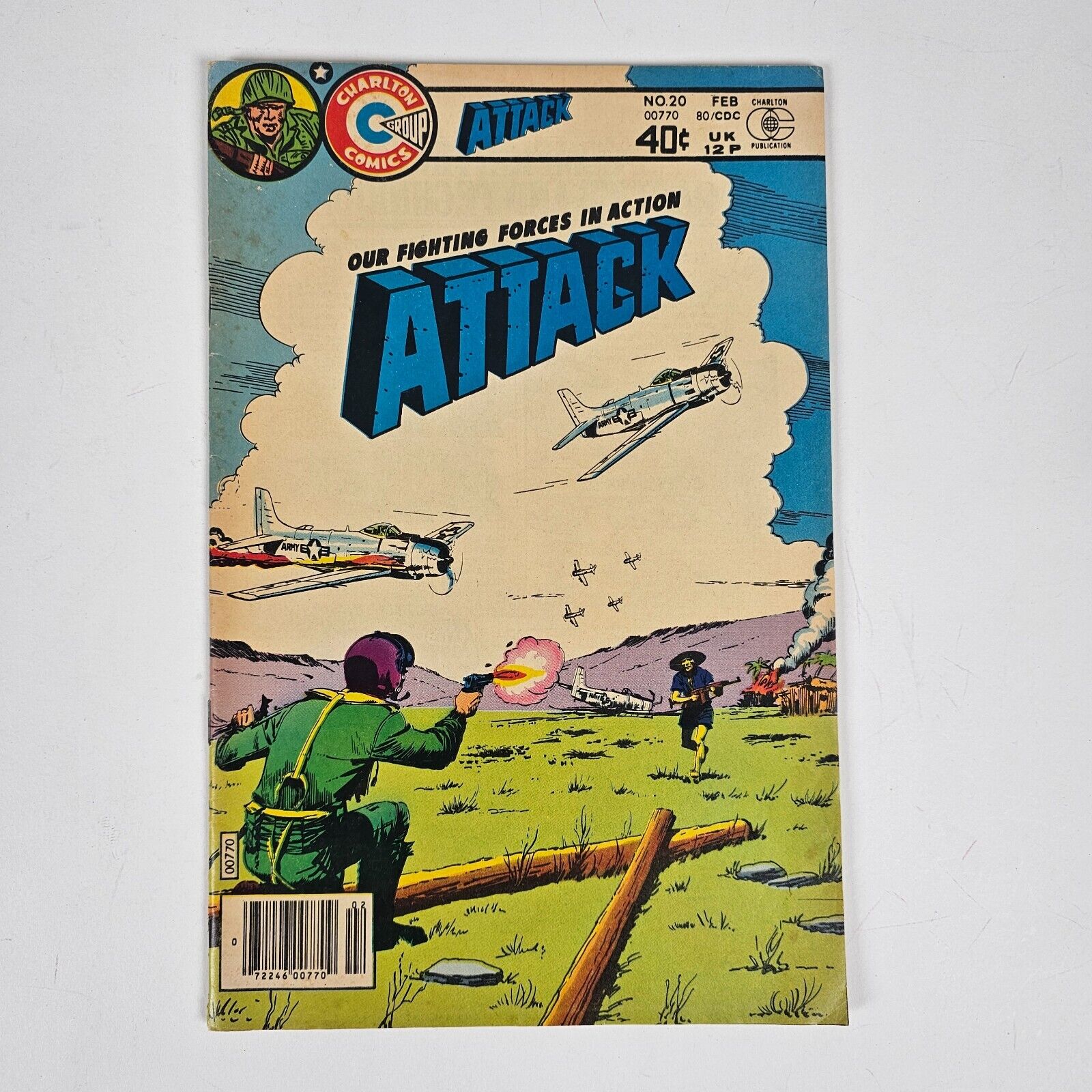 Attack #20 Volume 6, February 1980 Charlton Our Fighting Forces in Action War
