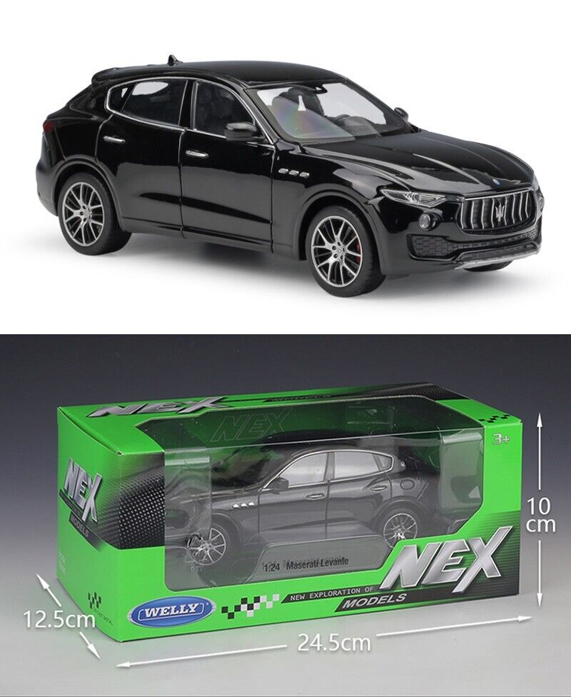 WELLY 1:24 Maserati Levante SUV Alloy Diecast Vehicle Car MODEL TOY Collection