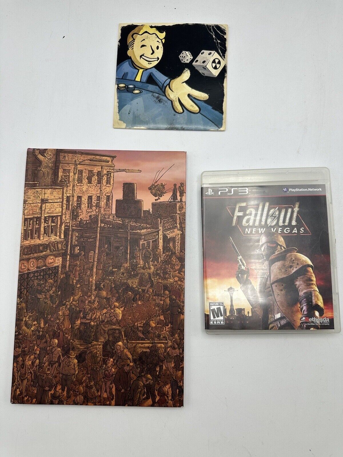 Fallout New Vegas Collector’s All Roads Graphic Novel Artbook Making Of CD Game