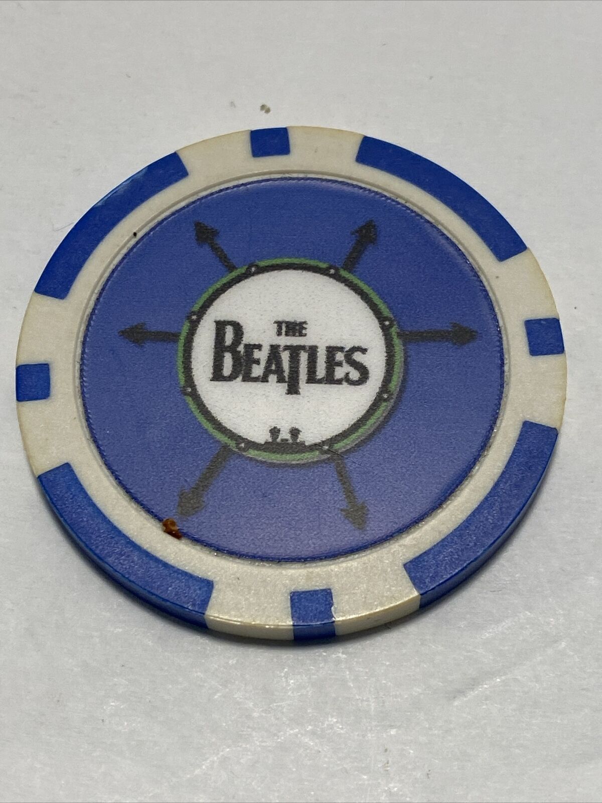 The Beatles Sgt Peppers Lonely Hearts Poker Chip Golf Ball Marker
