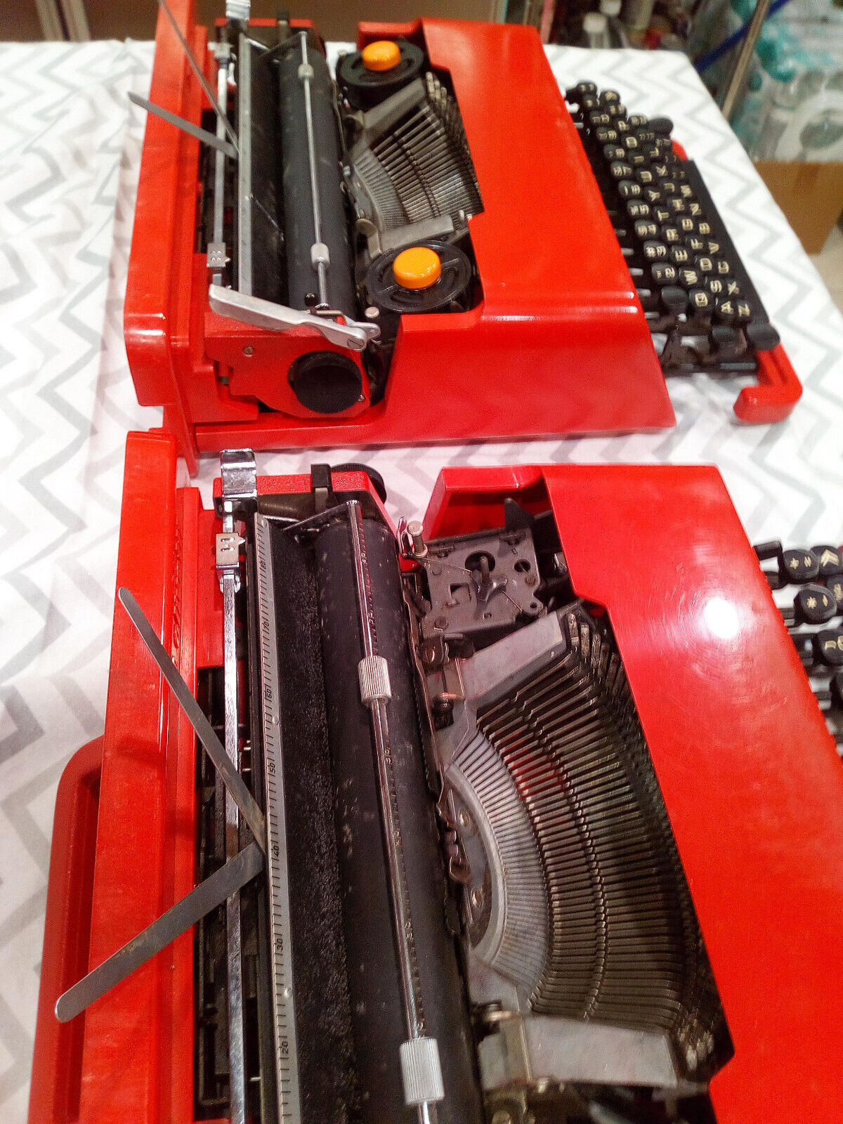 Olivetti Valentine Typewriter Vintage in Red Rare Very Retro 