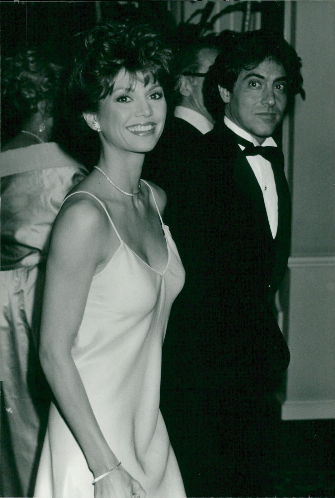 Victoria Principal and Dr Harry Glassman at Ced... - Vintage Photograph 714591