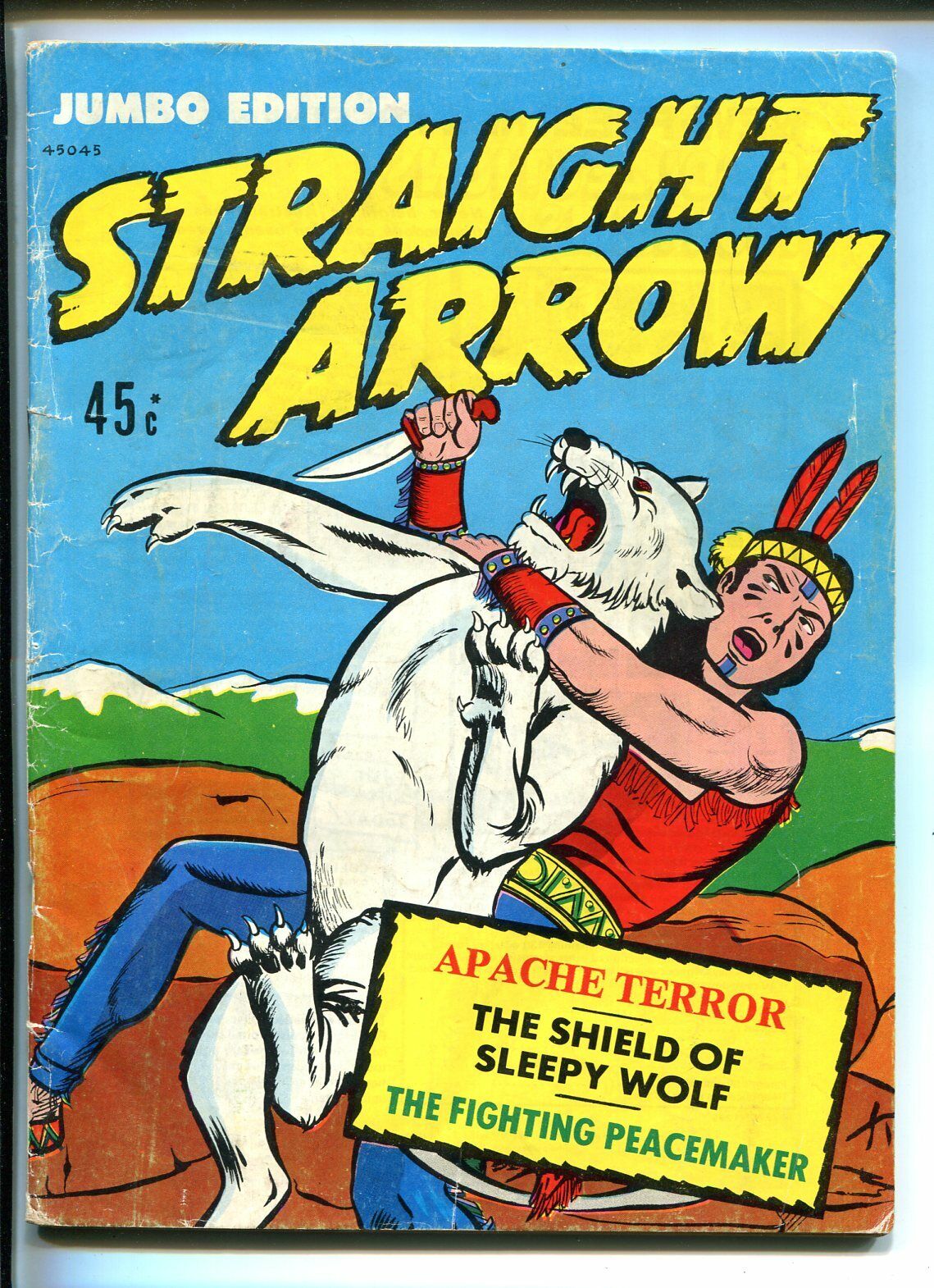 Straight Arrow Jumbo Edition #45045-1950\'s-ME-Indians-Meagher-Phillipines-G/VG