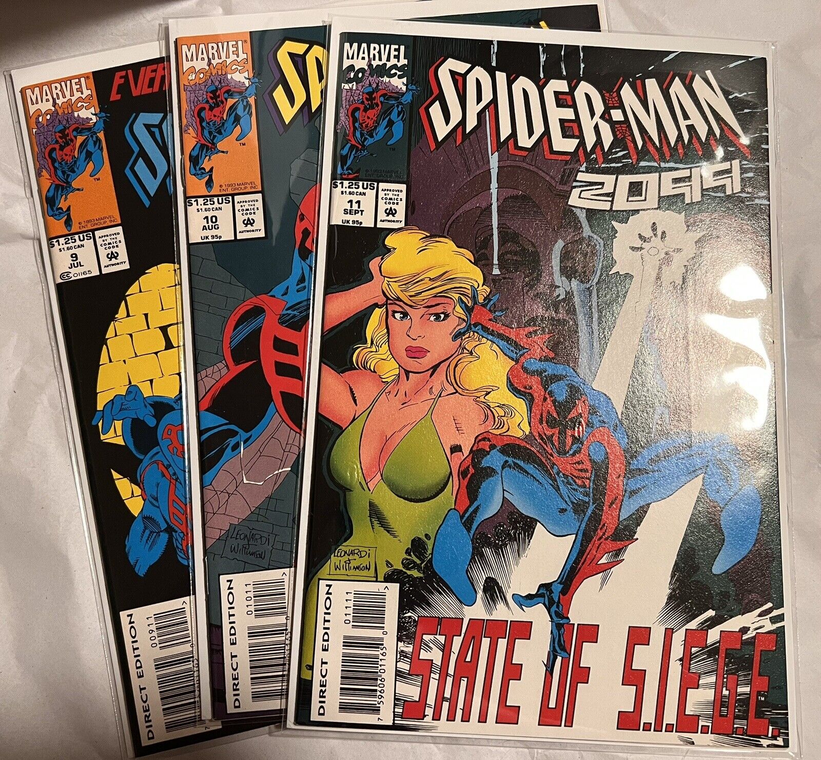 Spiderman 2099 Issues 8,9,10,11,12,&13.           Warehouse Find New Stock NM