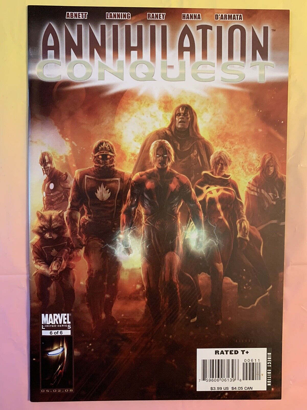 Annihilation Conquest #6 2008 9.4 NM 1st New Guardians of the Galaxy
