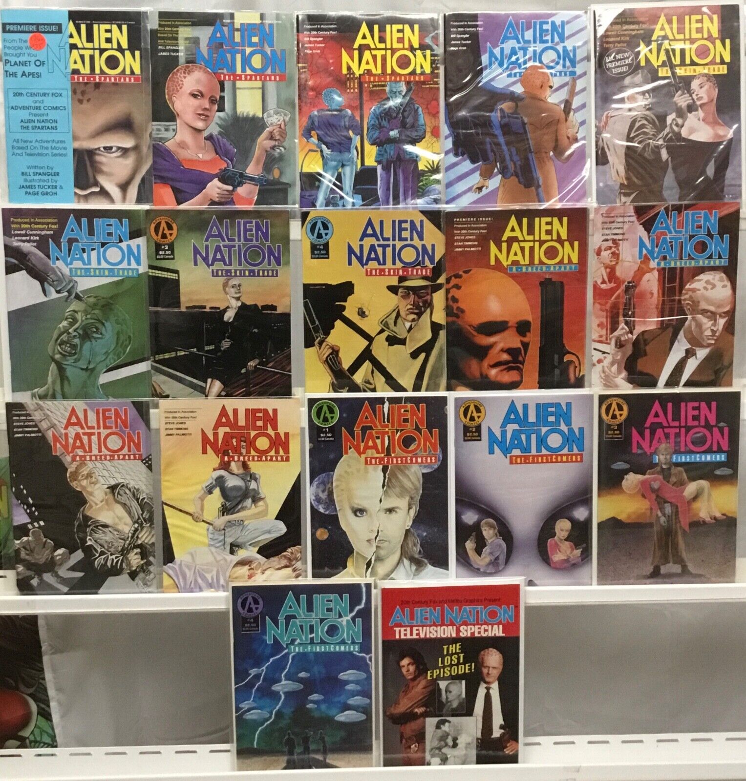 Adventure Comics Alien Nation Complete Sets Plus Special 1990