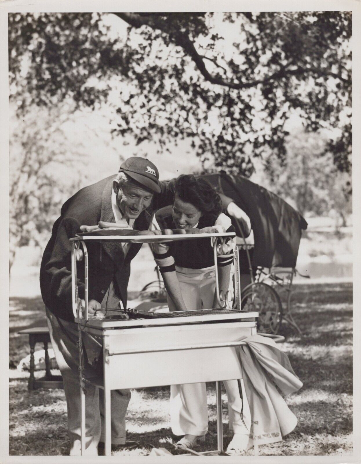 HOLLYWOOD BEAUTY KATHARINE HEPBURN + CARY GRANT STUNNING PORTRAIT 30s Photo C44