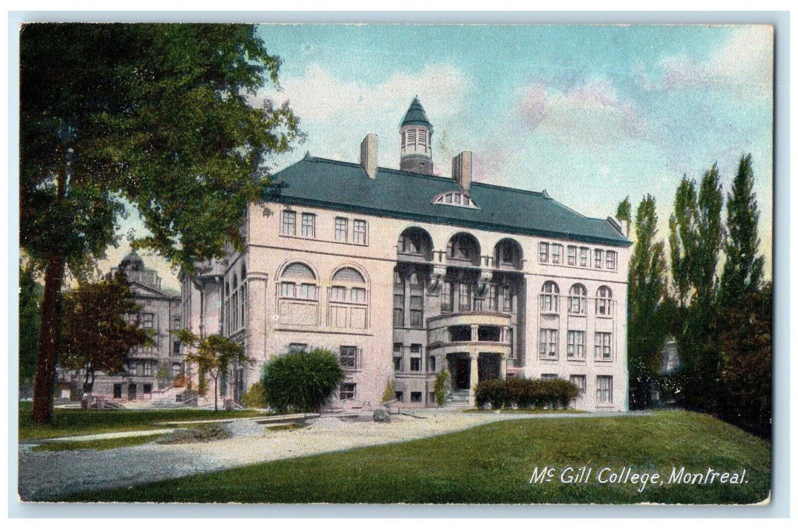 c1910 Mc Gill College Montreal Quebec Canada Antique Unposted Postcard