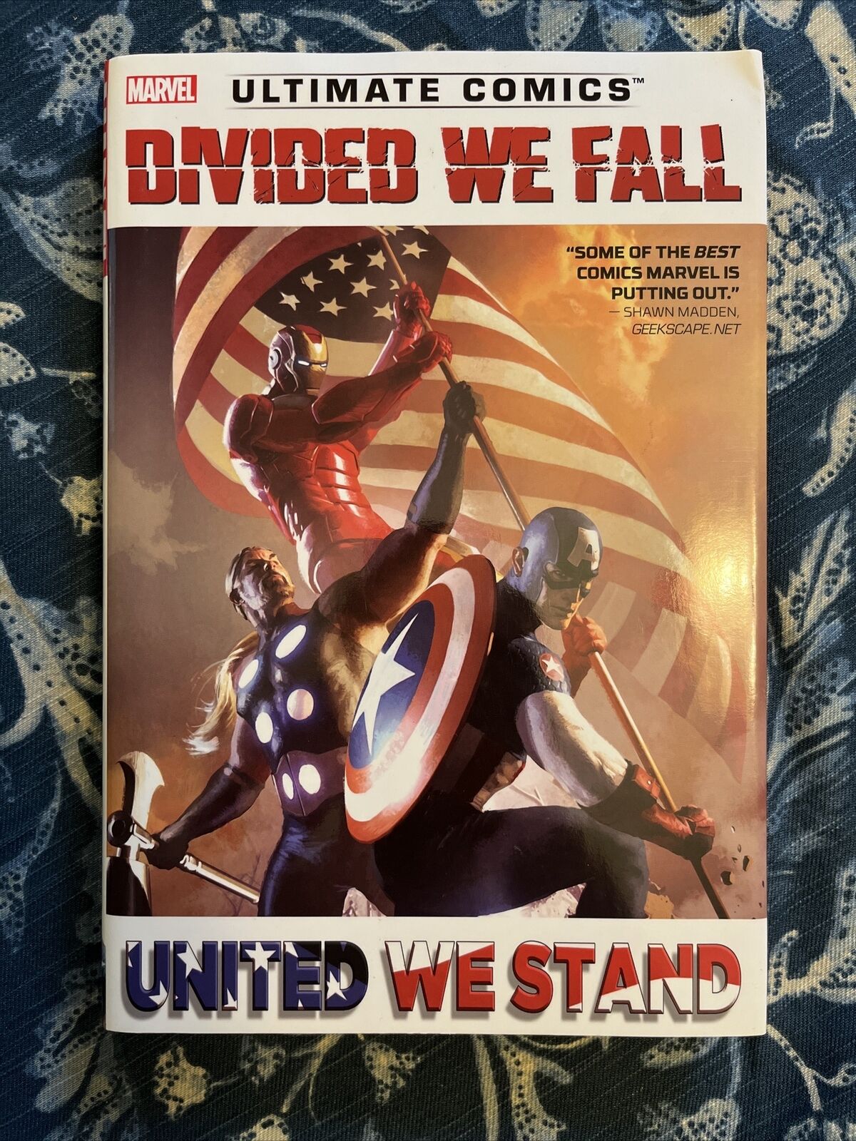 Ultimate Comics Divided We Fall United We Stand Marvel Graphic Novel Hardcover