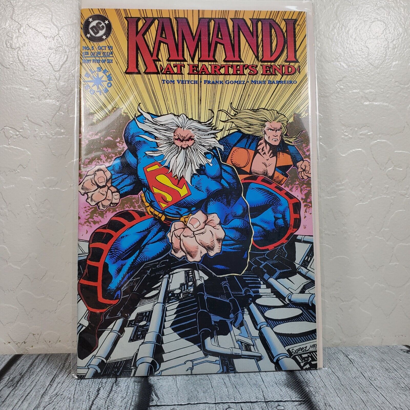 DC Comics Kamandi At Earths End #5 Part 5 Of 6 Vintage Comic Book 1993 Sleeved