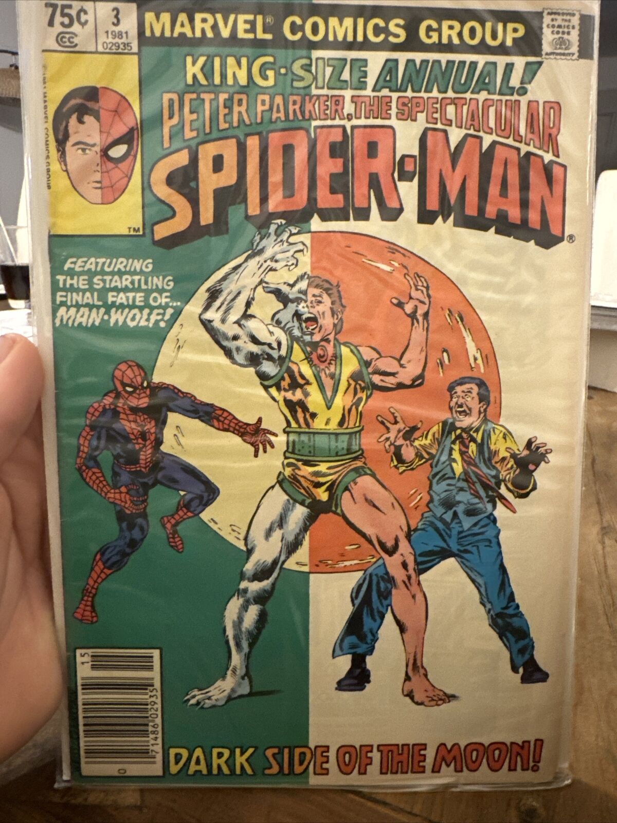 Spectacular Spider-Man Annual # 3 1981 Marvel Last Man-Wolf Kraft Sherman Weiss