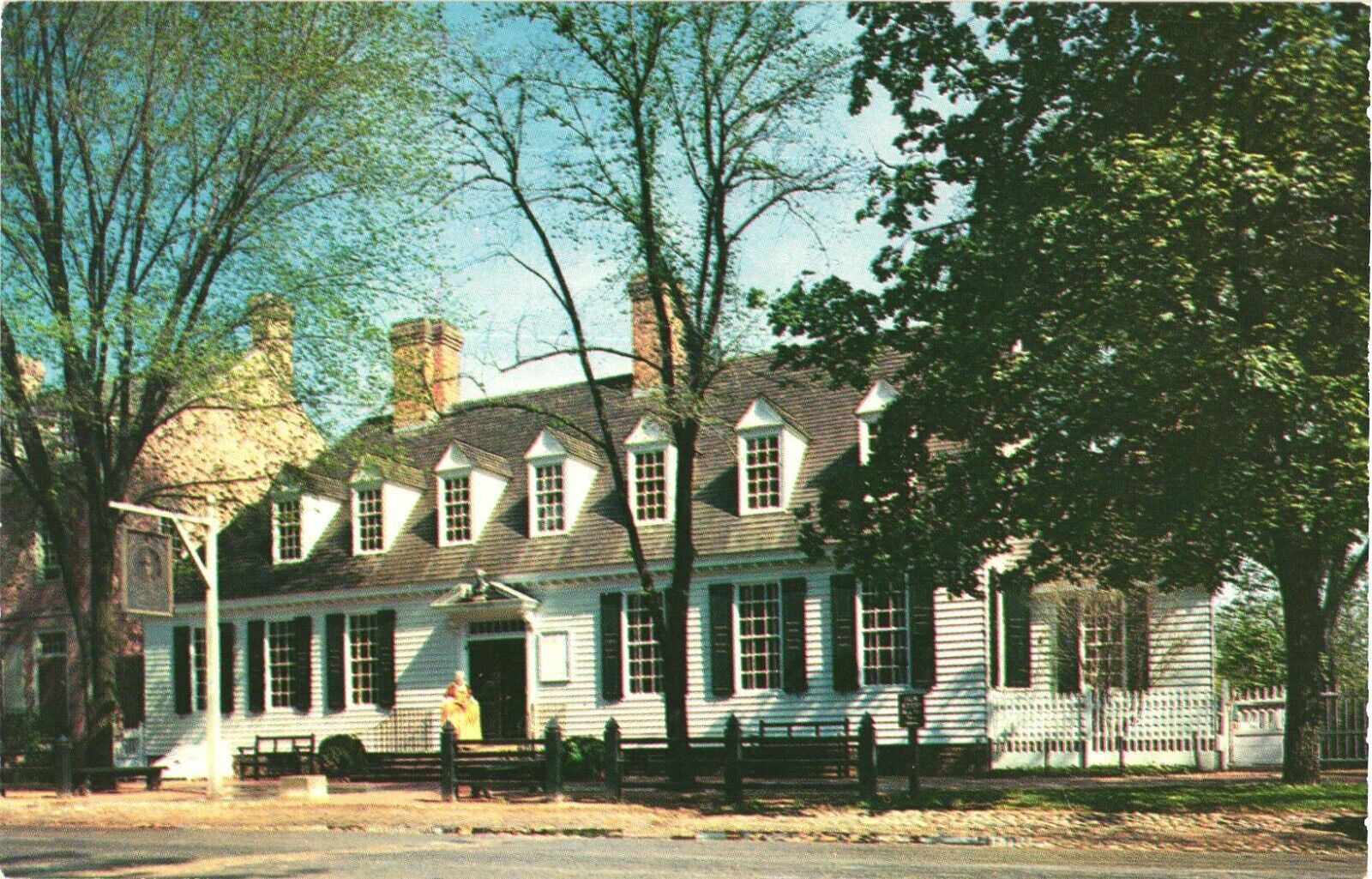 Raleigh Tavern, Williamsburg\'s Best Known Taverns of The 18th Century Postcard