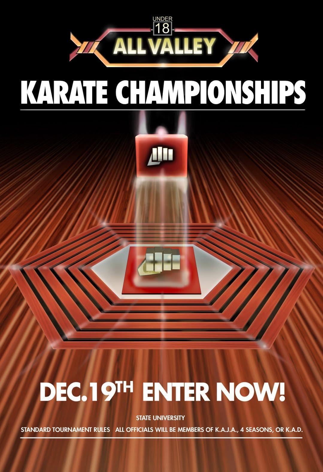Karate Kid Tournament All Valley POSTER From 1984 Movie Cobra Kai Sweep the Leg