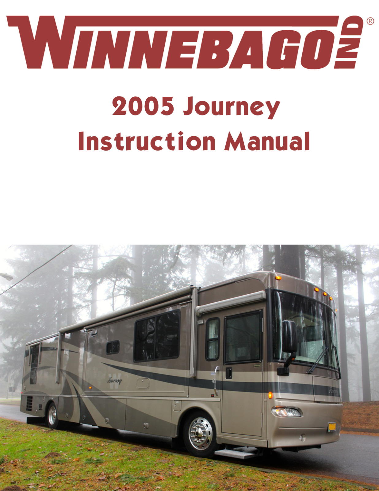 2005 Winnebago Journey Home Owners Operation Manual User Guide Coil Bound