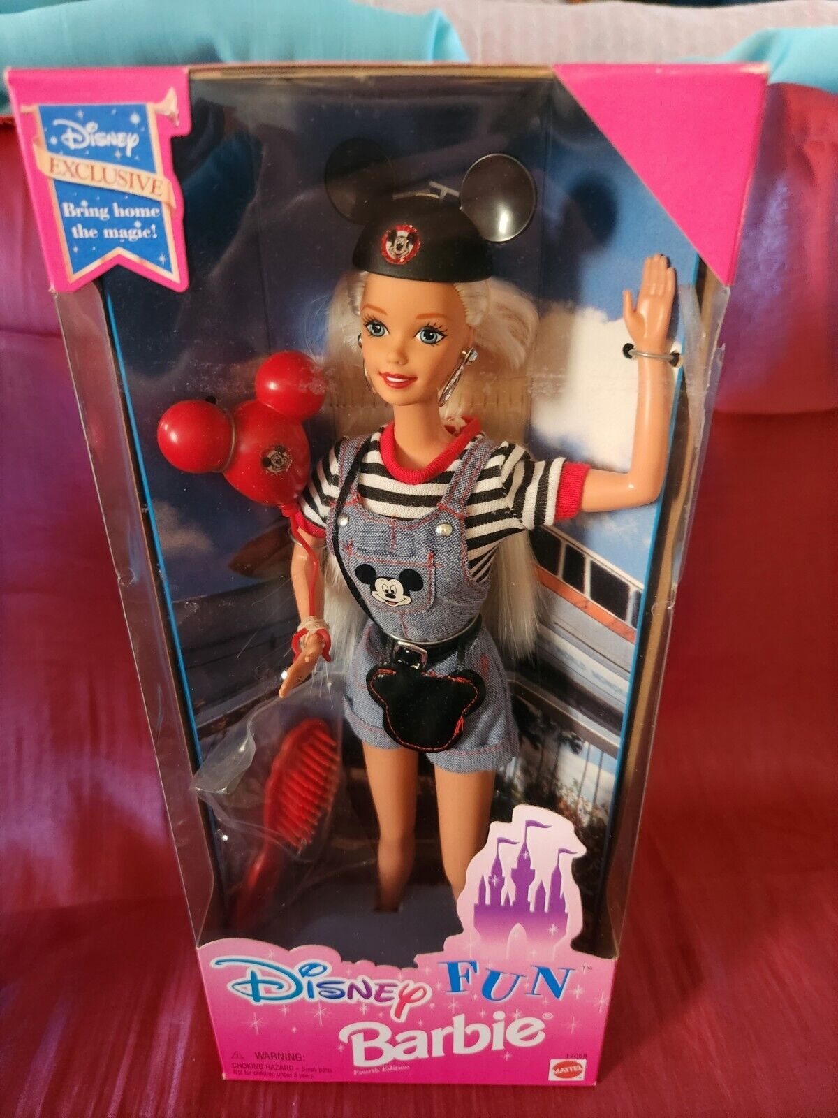 🎢Disney Fun Barbie Doll 1996 4th Edition NEW IN SEALED BOX