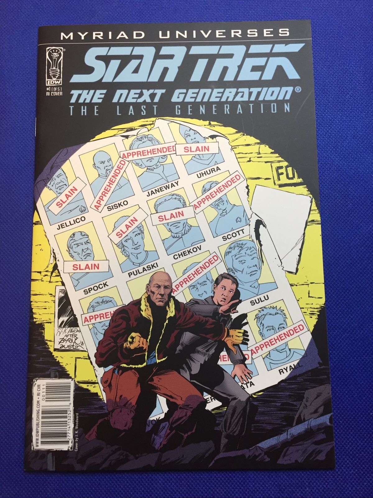 Star Trek Next Generation #1 Retailer Incentive X-Men 141 Homage Variant Comic
