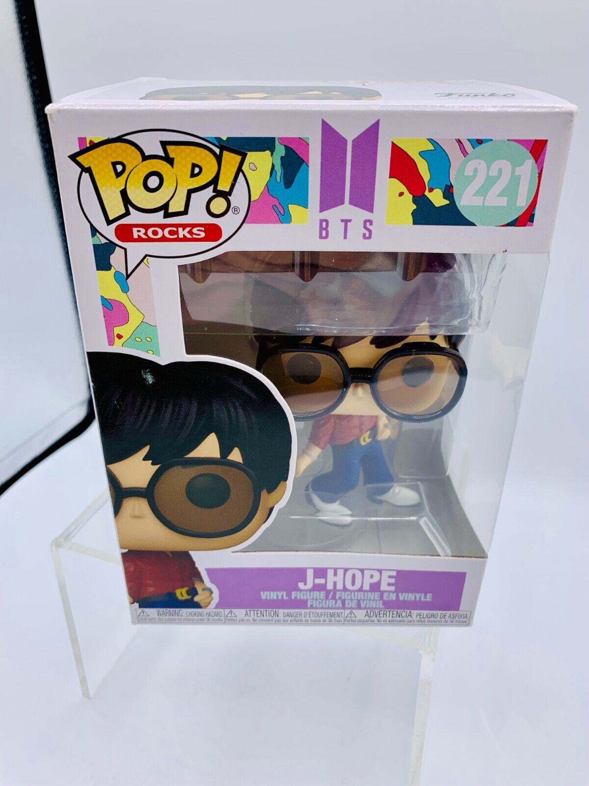 BTS Funko Pop Rocks Dynamite J-Hope Toy Vinyl Figure #221 New In Box