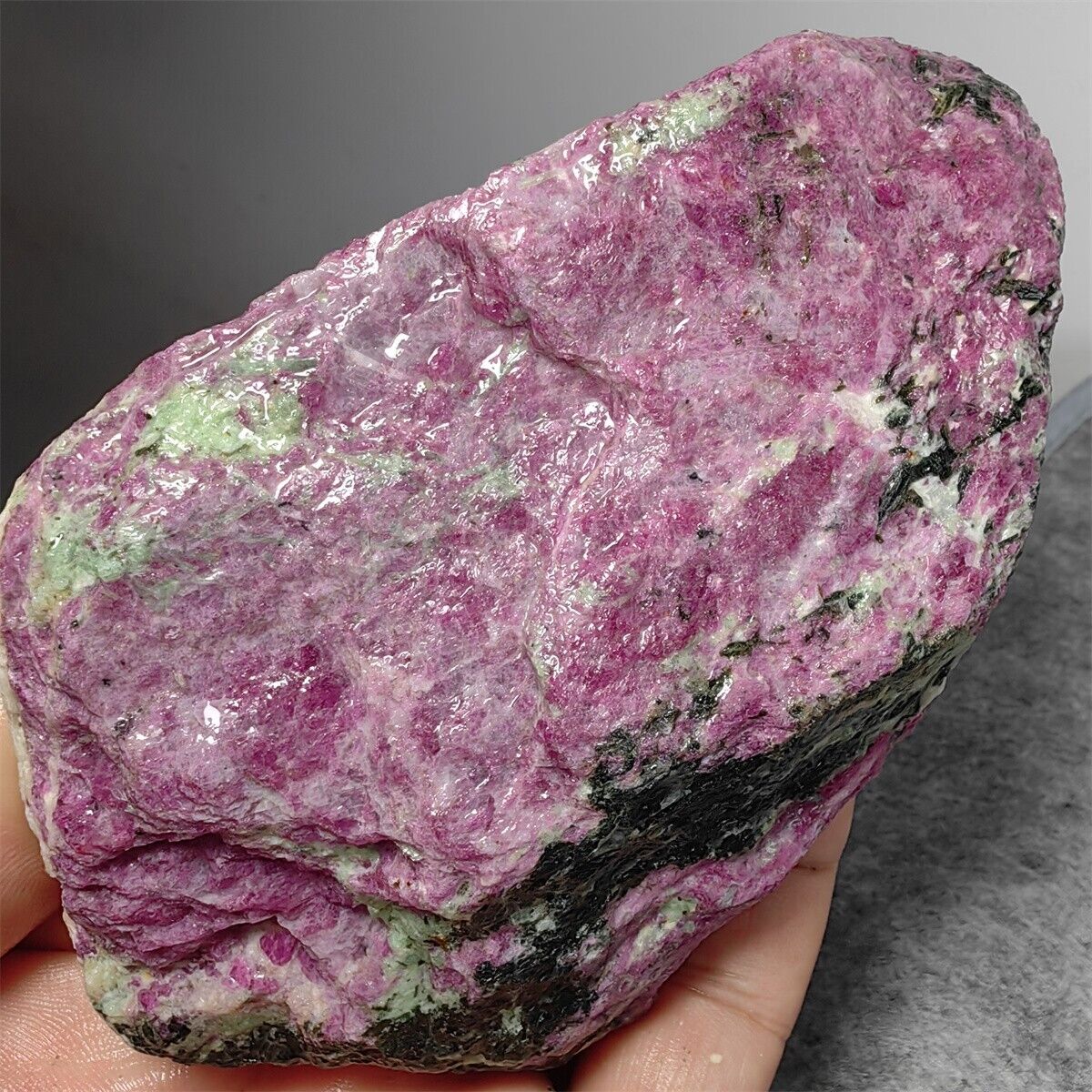 584g Top Quality Natural Ruby Zoisite Epidote Gemstone Raw Rock Rough  S413