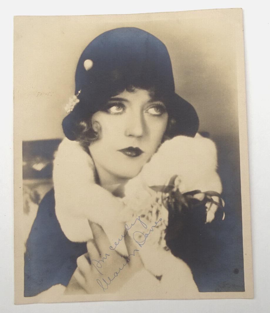 1920s Antique Marion Davies Silent Movie Signed Photograph - PH2