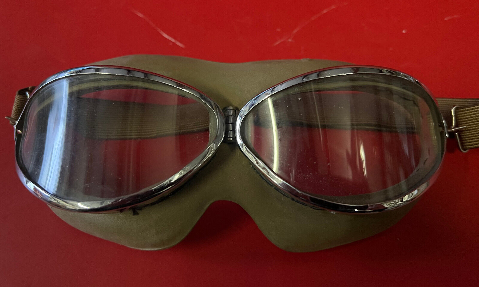 RARE HB ROCKET AVIATOR FLYING GOGGLES-EXCELLENT