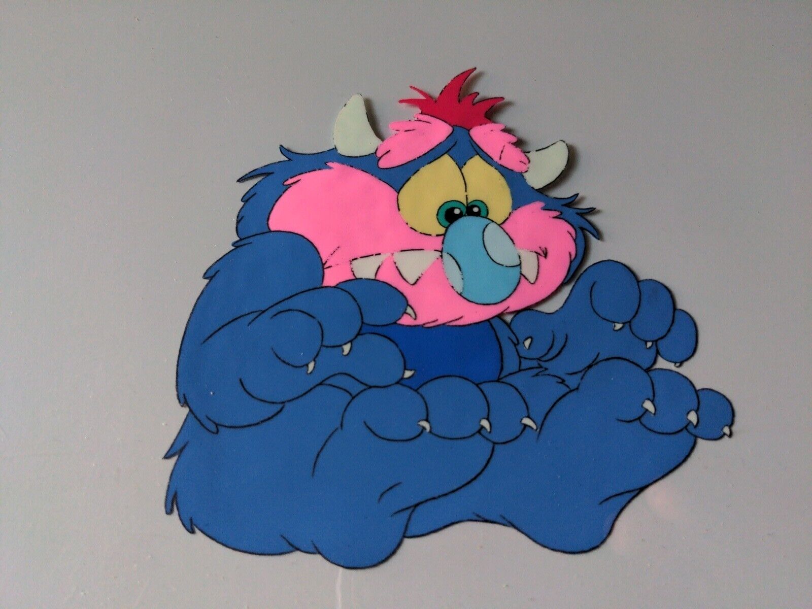 My Pet Monster animation cel Vintage Cartoons  Production art 90\'s Toys Plush I4