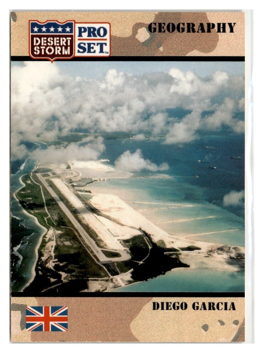 1991 pro Set Desert Storm: Geography Diego Garcia #15