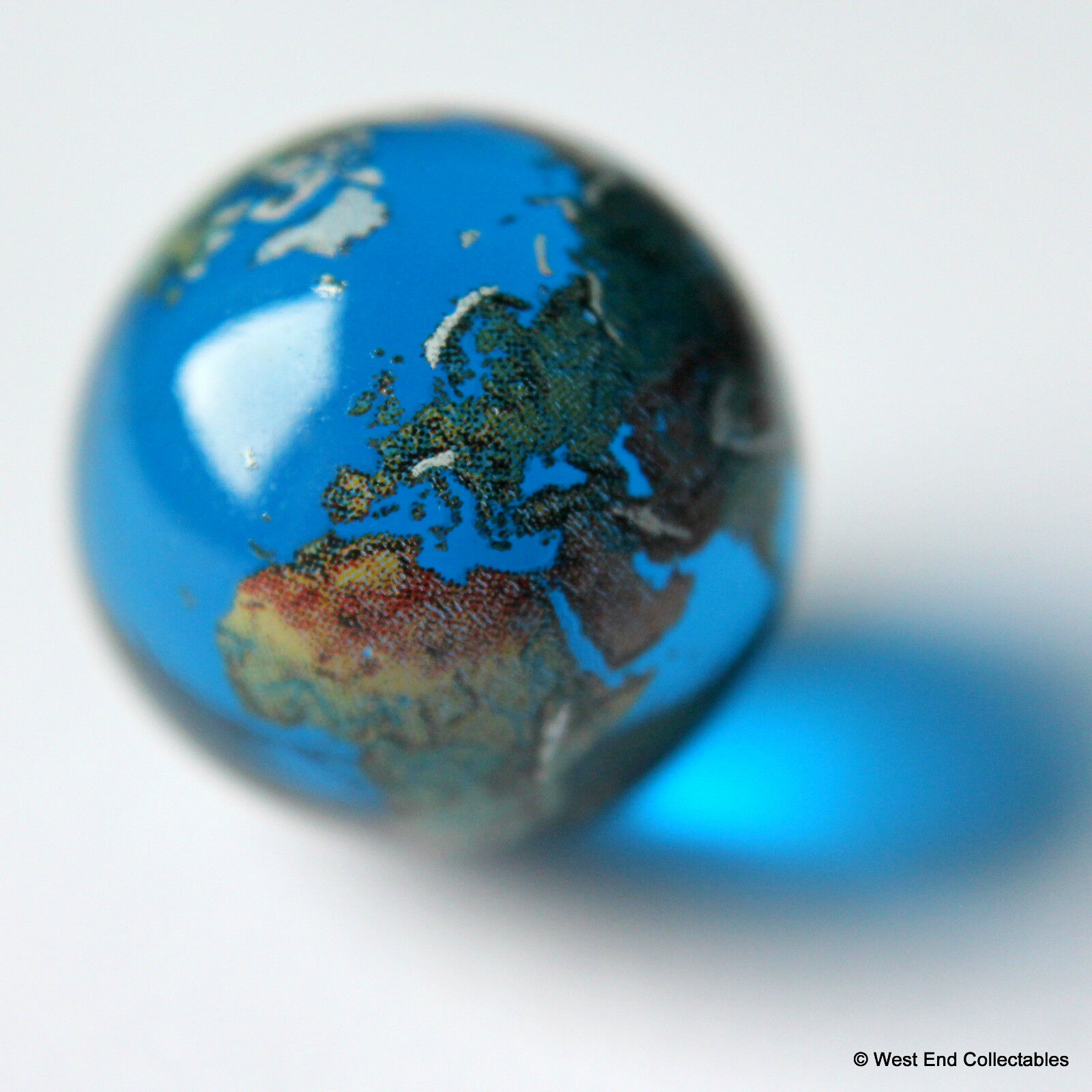 22 Millimetre Globe Marble Glass - Earth Navigation Maritime Chart Orrery Planet