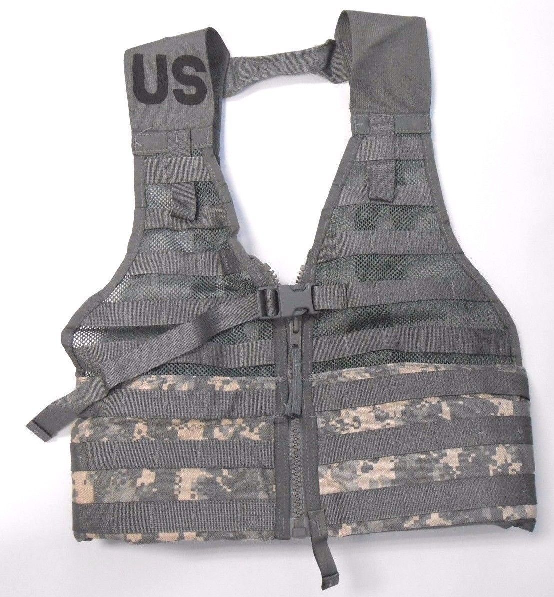 Lot of (12) New USGI ACU MOLLE II Fighting Load Carrier FLC Tactical Vest