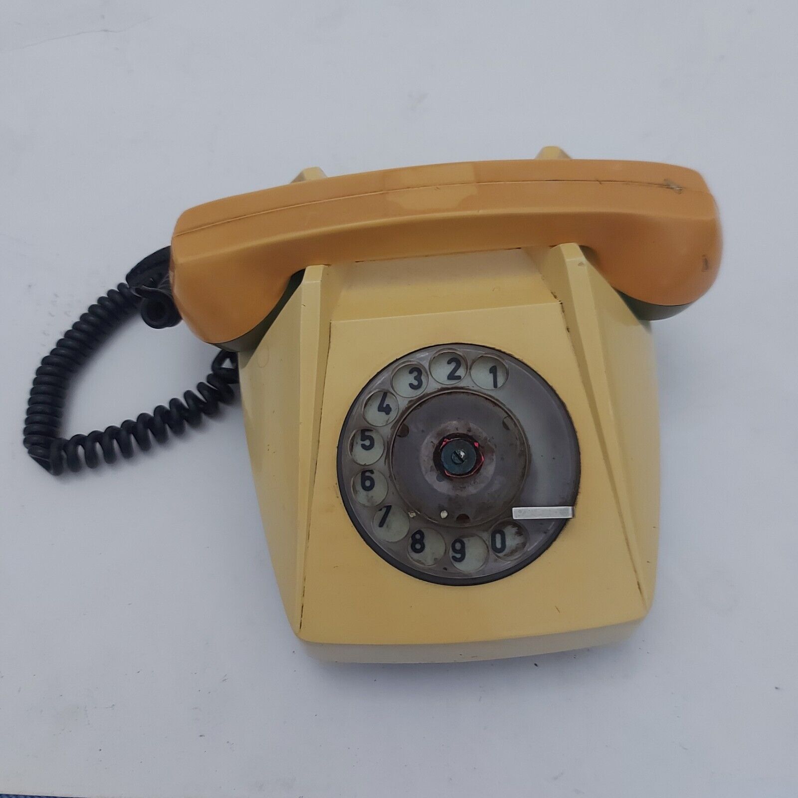 Vintage TESLA Phone,  Rotary. Czechoslovakia,1970s.