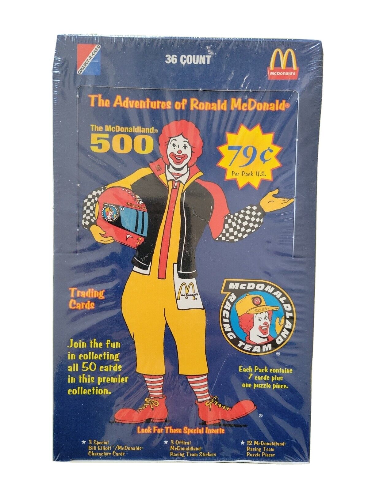 McDonalds Trading Cards Box 1996 McDonaldland 500 36 Packs Factory Sealed