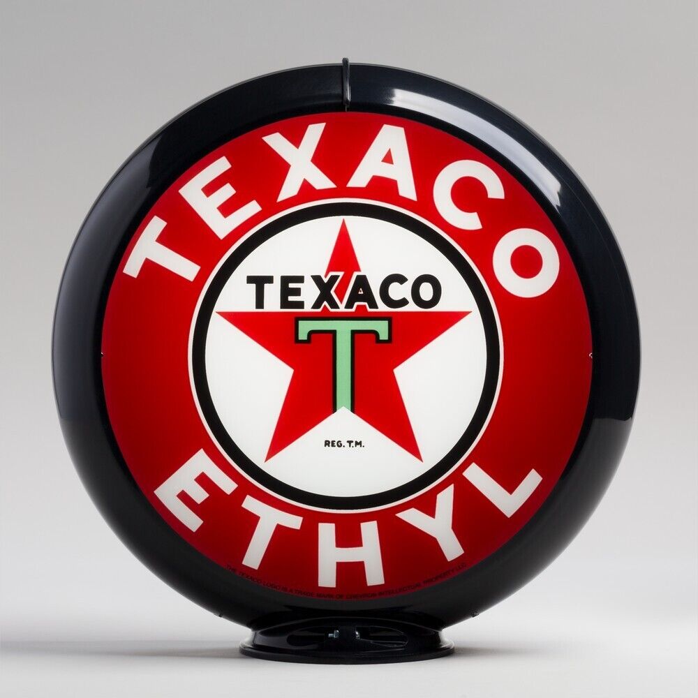 Texaco Ethyl Gas Pump Globe 13.5\