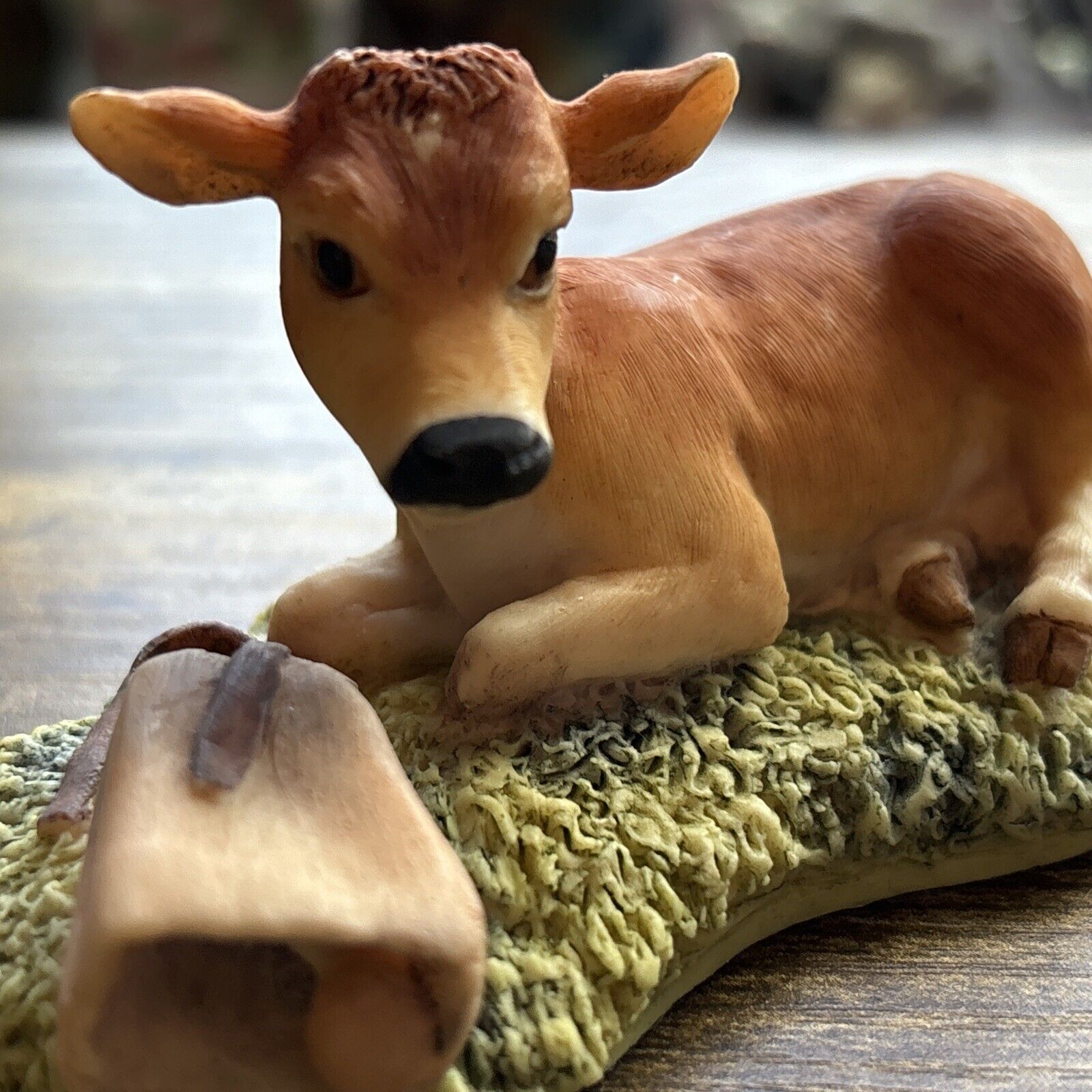 Border Fine Arts Cow Figurine by Artist Lowell Davis Schmid Handmade
