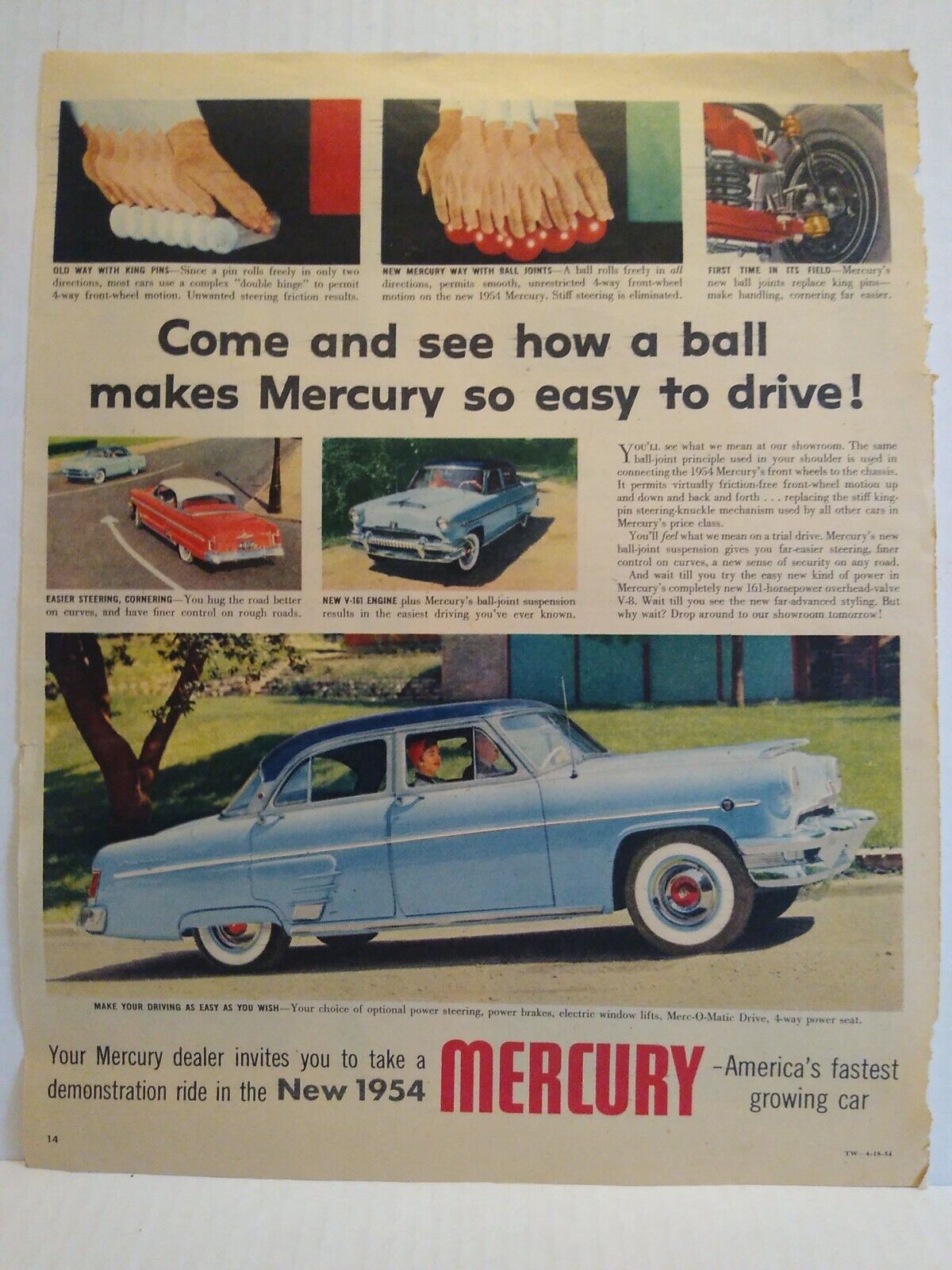 Vintage 1954 MERCURY - MERC-O-MATIC