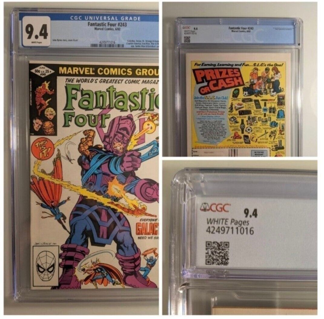 Marvel Comics, Fantastic Four #243, CGC 9.4, 1982