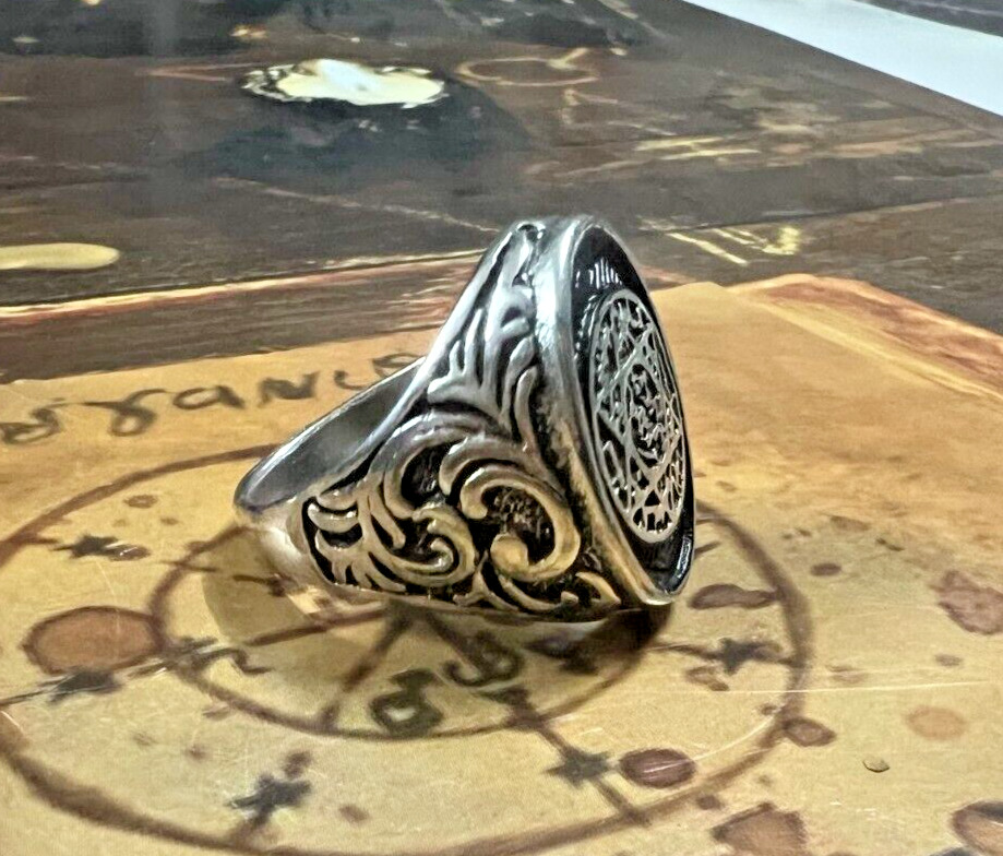 Professional Magical Talisman Ring Witch Powers Attract Wealth,Love,Money ++