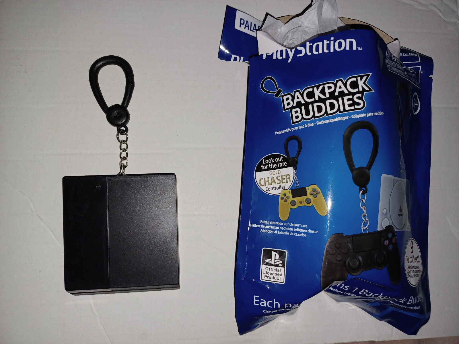 NEW Paladone Playstation Backpack Buddies - Sony Playstation 4 Console Keychain