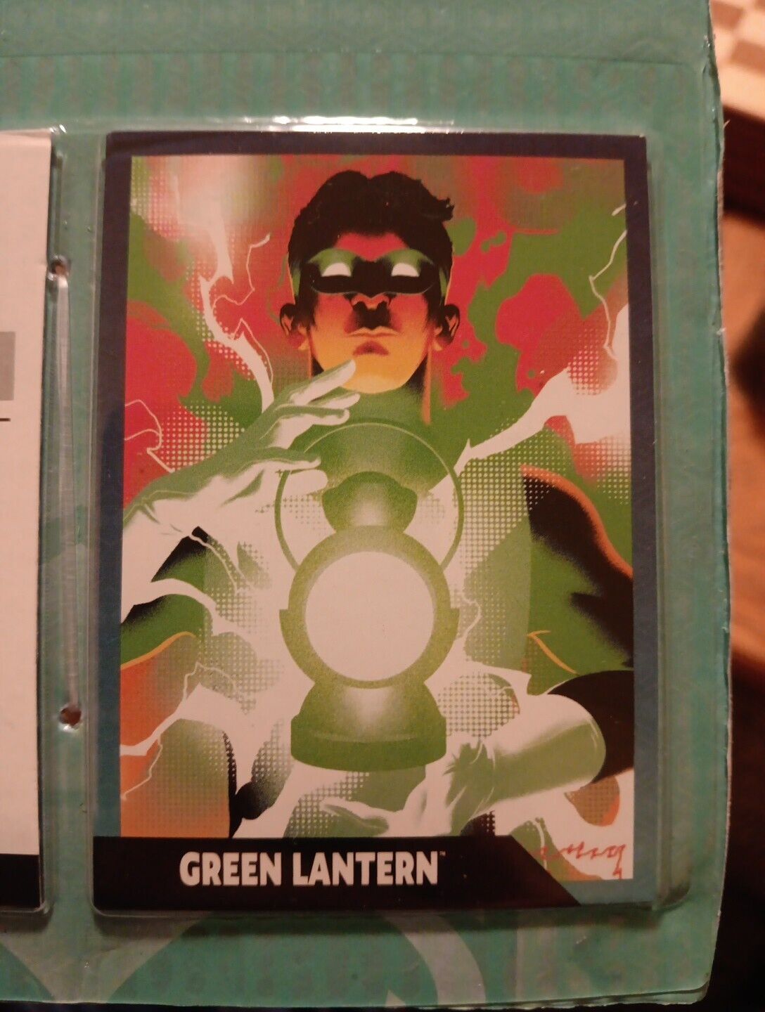 McFarlane DC Direct Hal Jordan Green Latern Trading Card