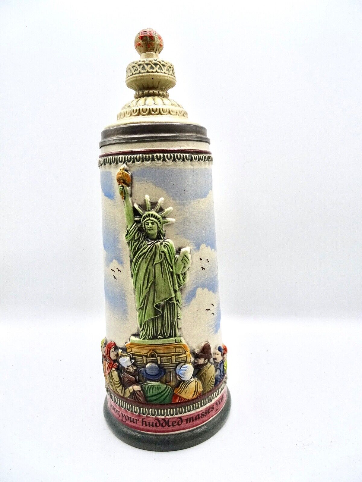 GERZ 1985 STATUE OF LIBERTY BEER STEIN 100th Anniversary #2847 Made in Germany